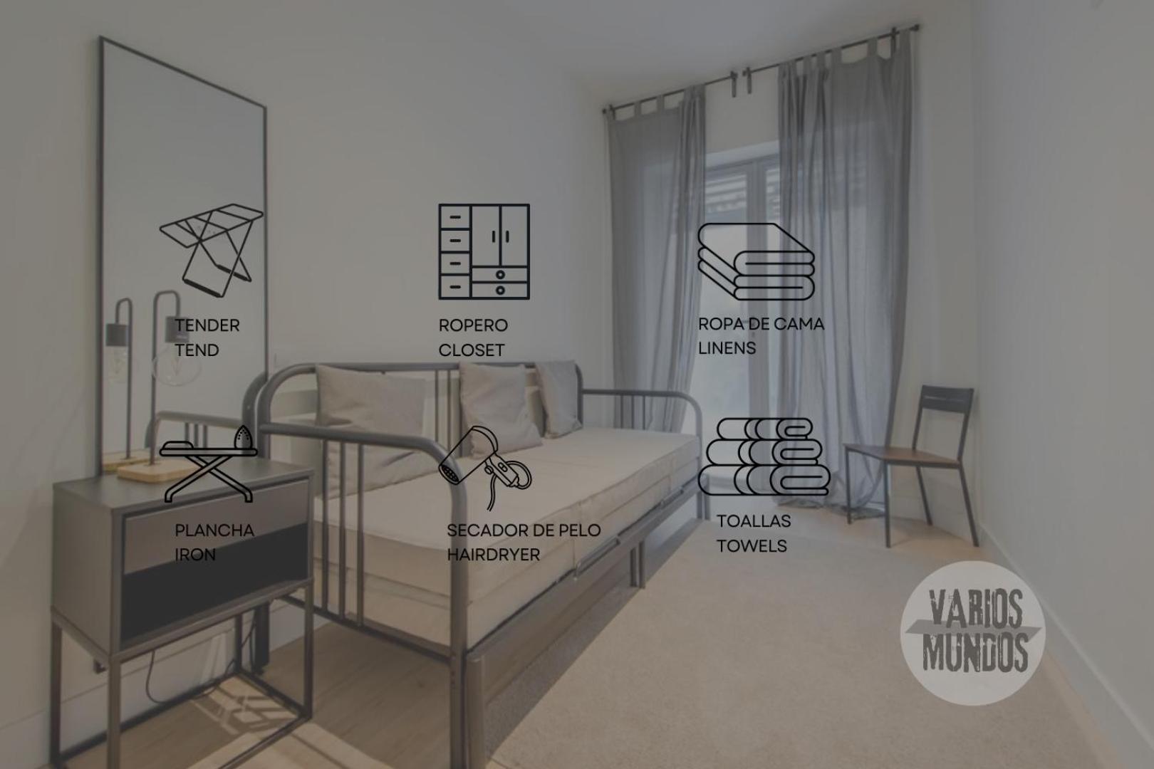 Apartamento Nuevo Apt Para 7 Pax En Malasana - Gran Via E1 Madrid