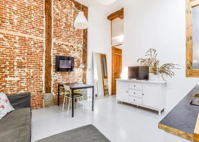 Apartamento En Lavapies De Estilo Industrial Para 5 Personas