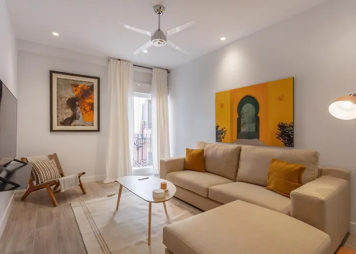 Spacious 2-Bedroom Apartment In Central Madrid Steps Away From Plaza Espana Conde Duque I