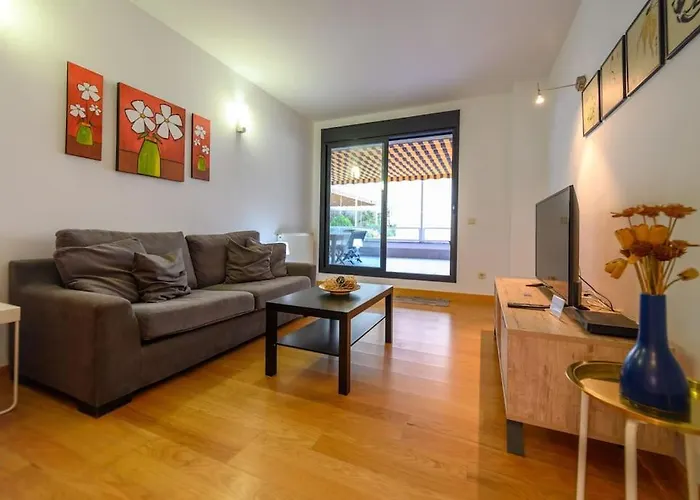 Moderno Apartamento Temporal Familiar Con Terraza Sod1