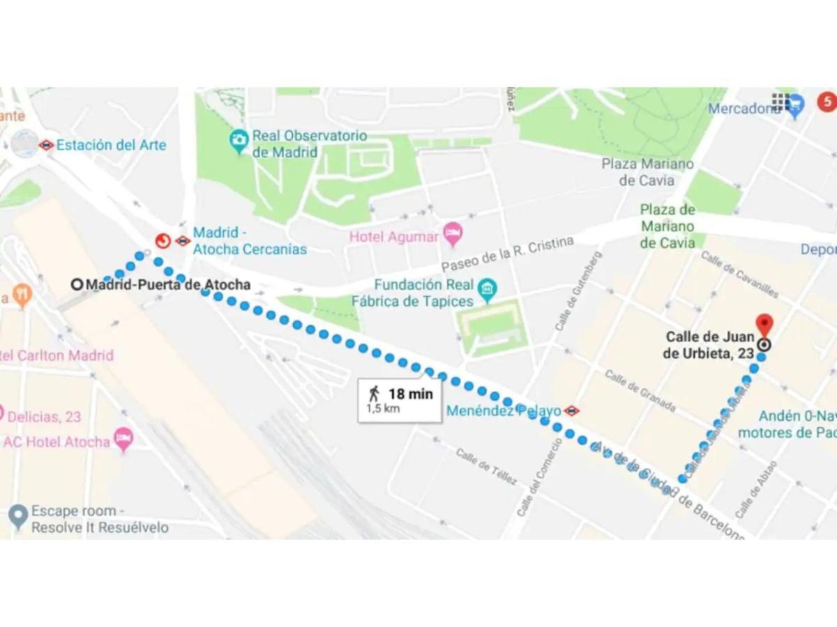 Apartamento Bonito Estudio Cerca Del Retiro Madrid