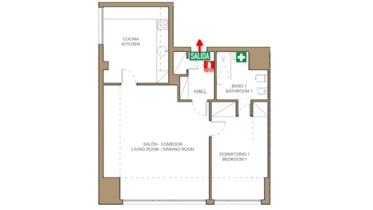 Apartamento 1 Bedroom 1 Bathroom Furnished - Justicia - Incredible Views - Mintystay Madrid