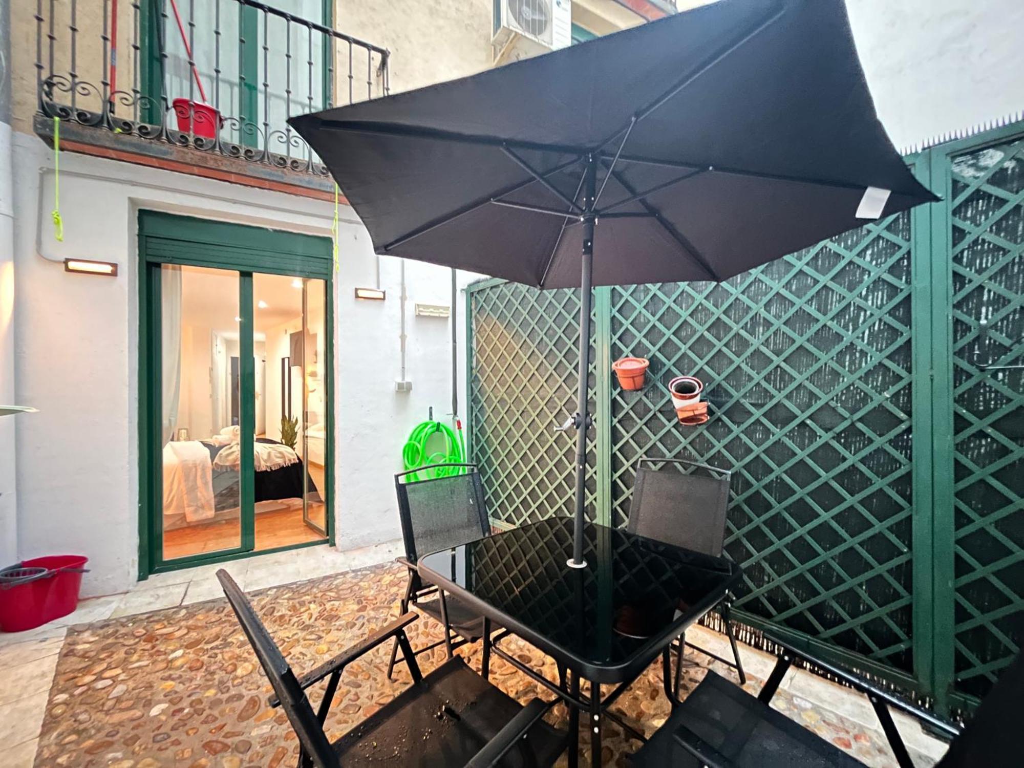 Terraza Santa Isabel Temporal Apartamento Madrid