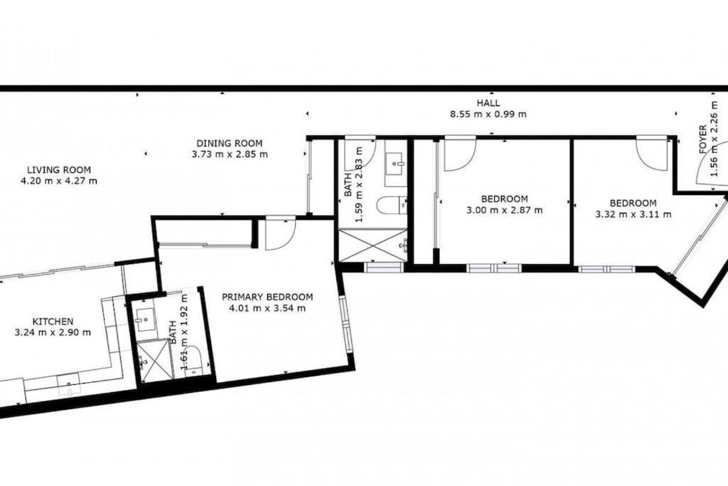 Flat In Centro Madrid-tud