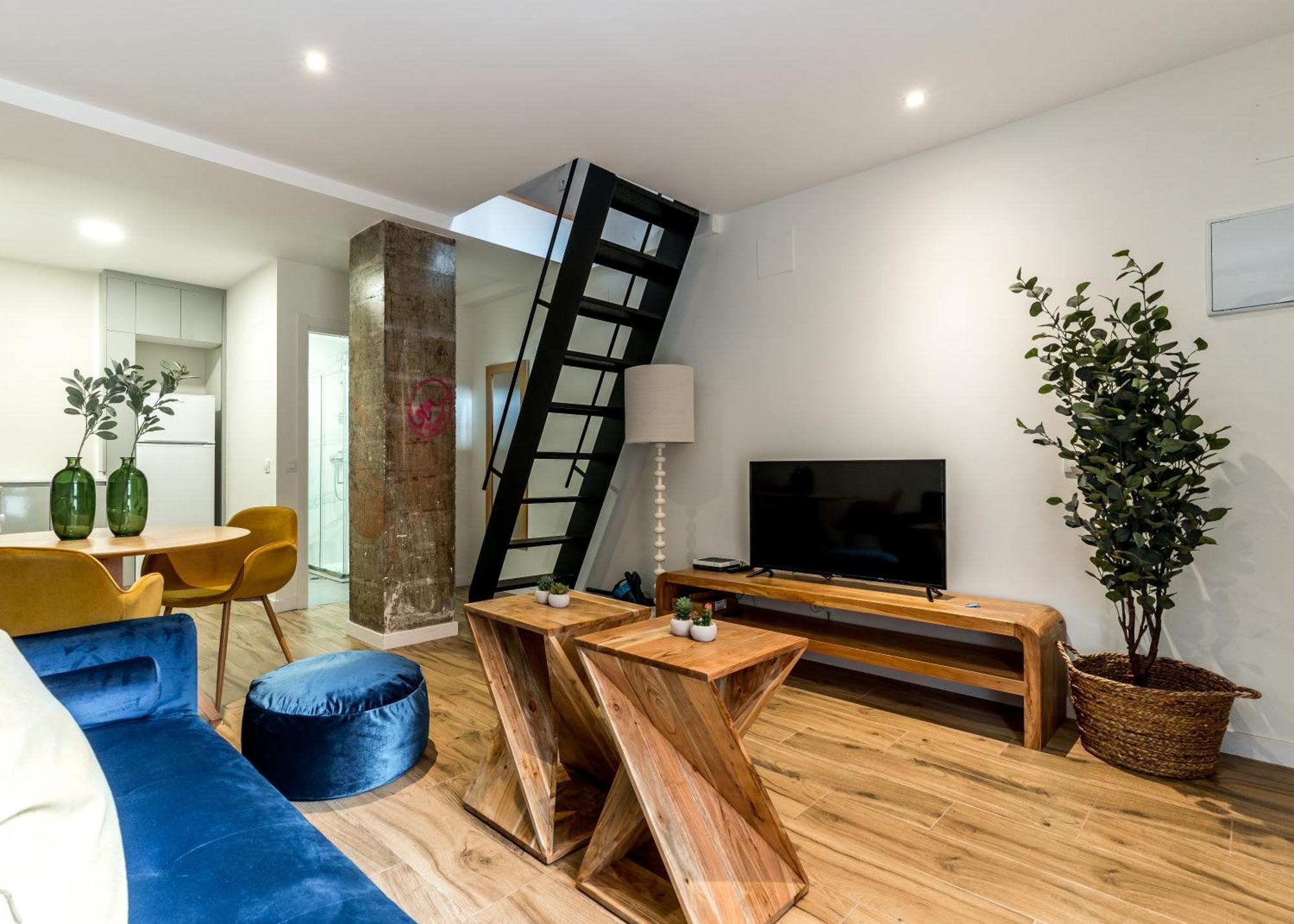 Apartamento Stylish Duplex - 1 Bd 1bth- Plaza Castilla