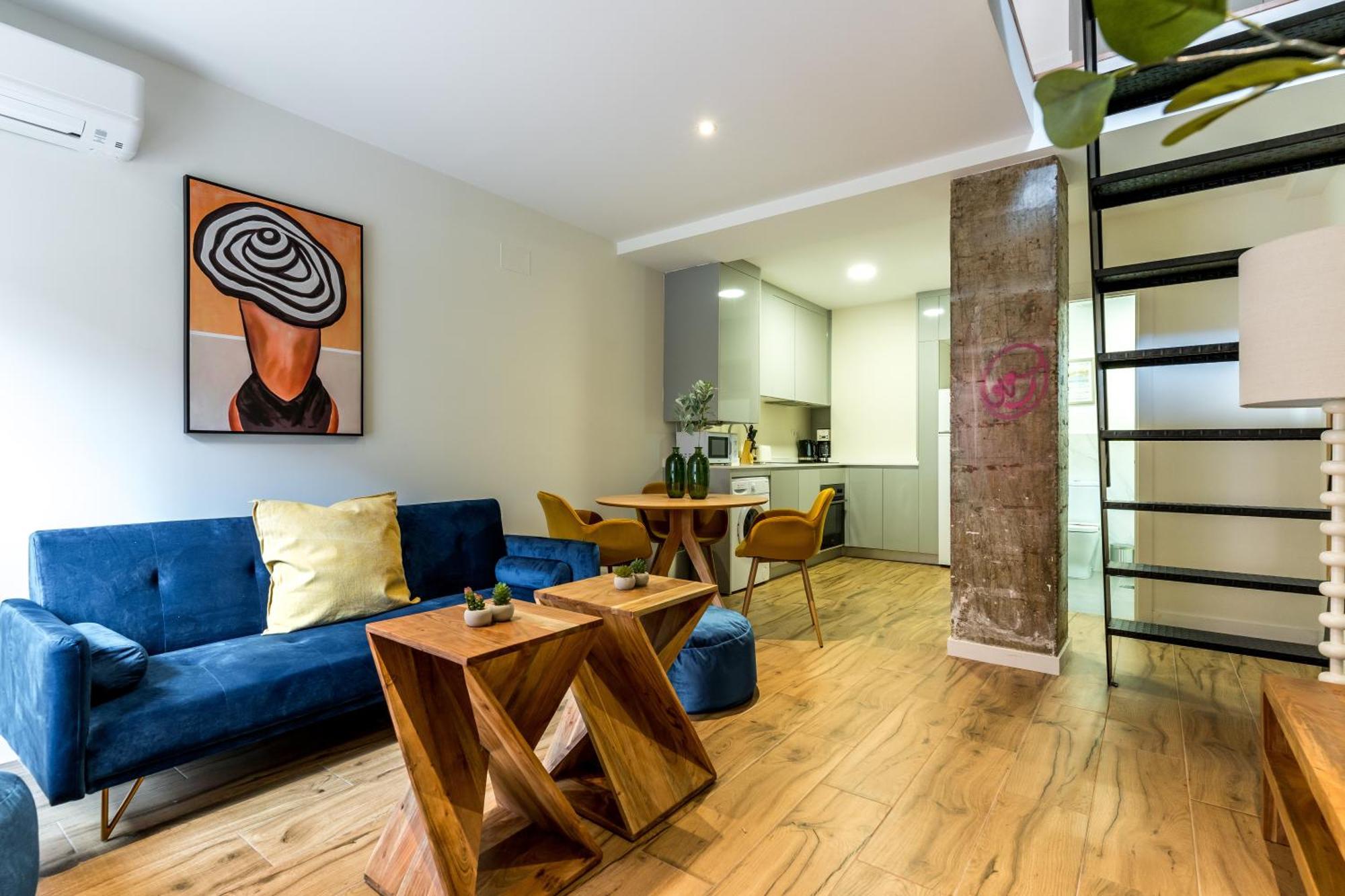 Apartamento Stylish Duplex - 1 Bd 1bth- Plaza Castilla *