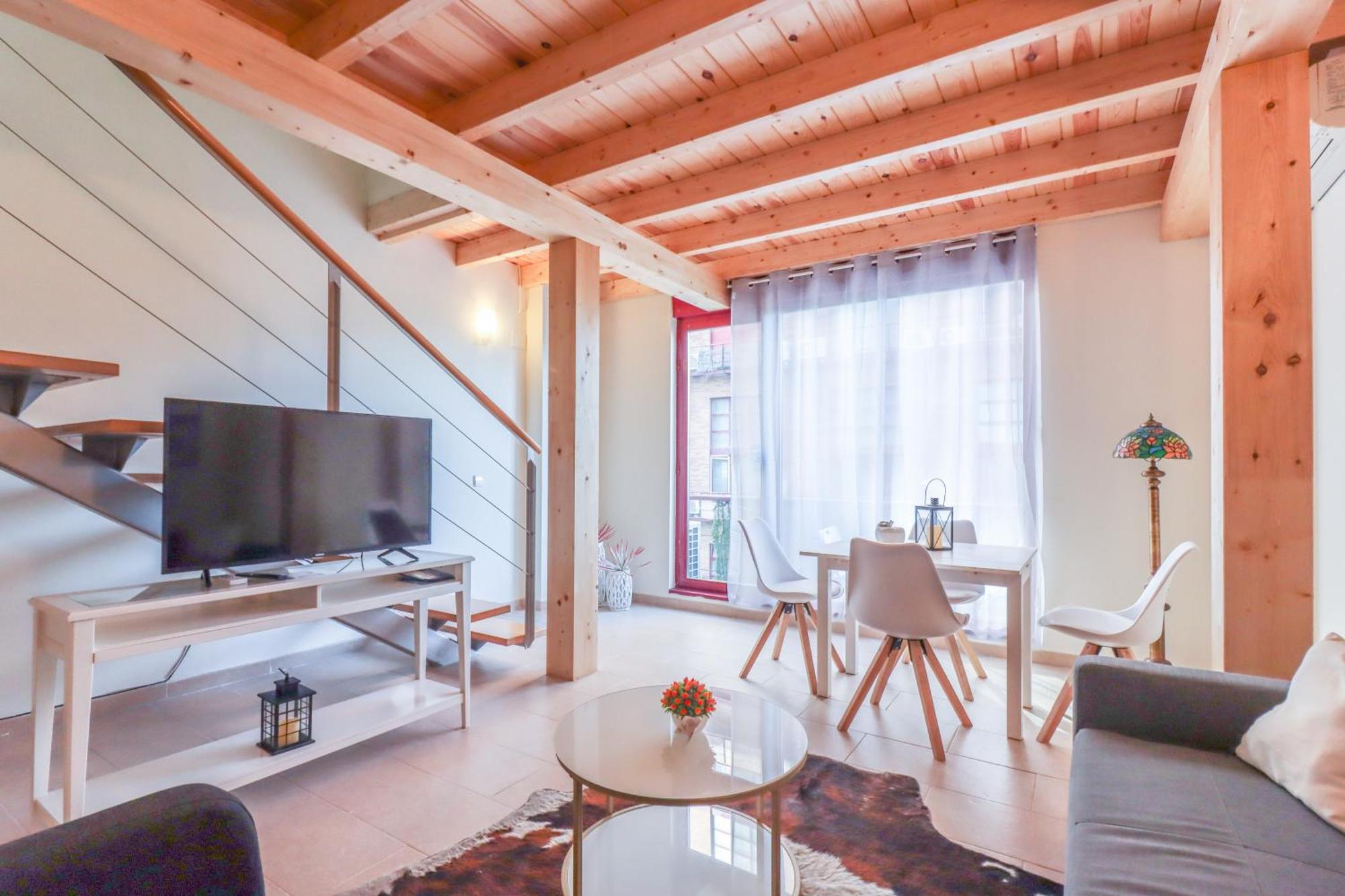 Bright Duplex For Families-vicalv Madrid