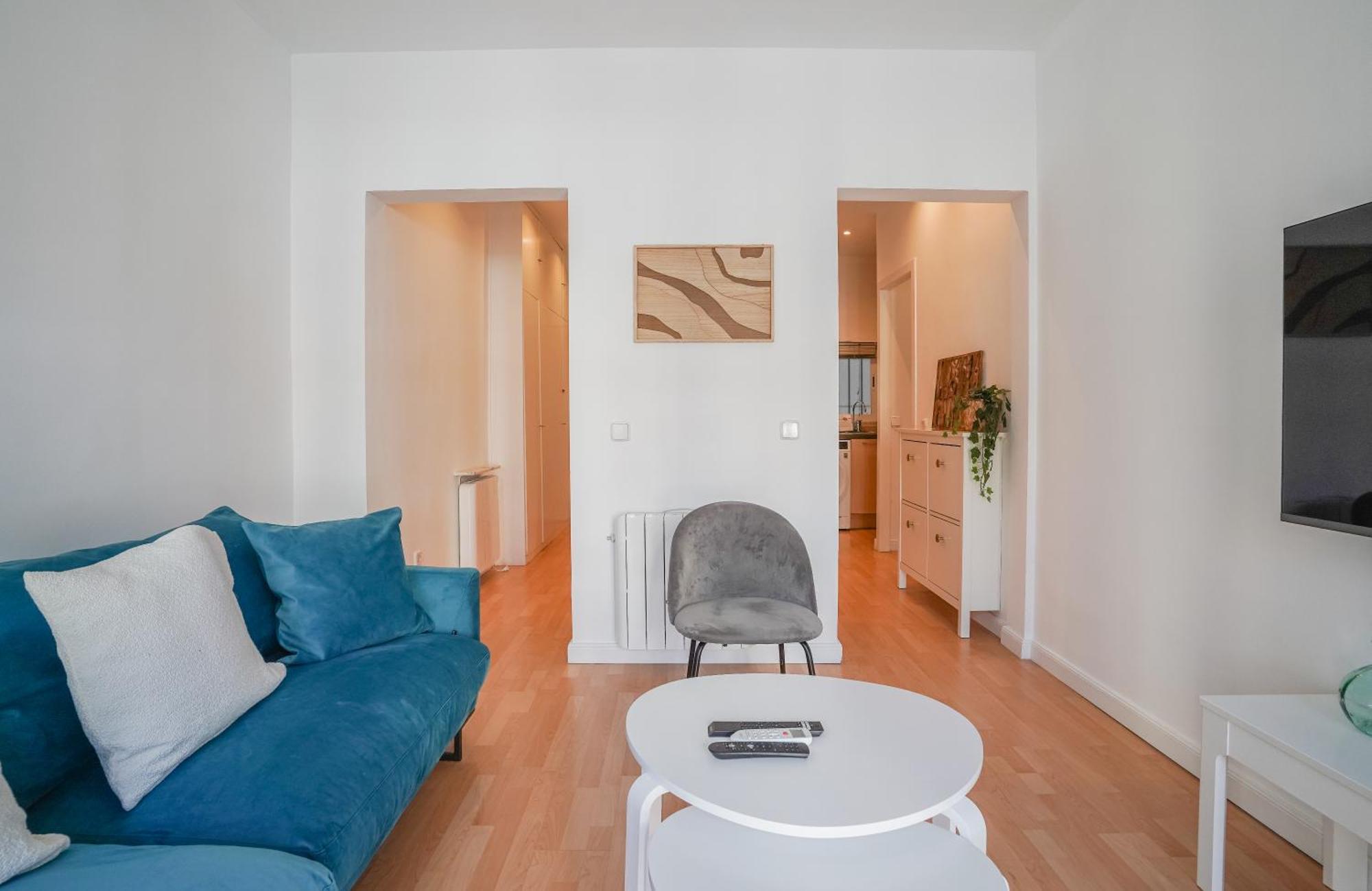 Apartamento Cozy And Bright-1bedroom 1bathroom-chamberi *