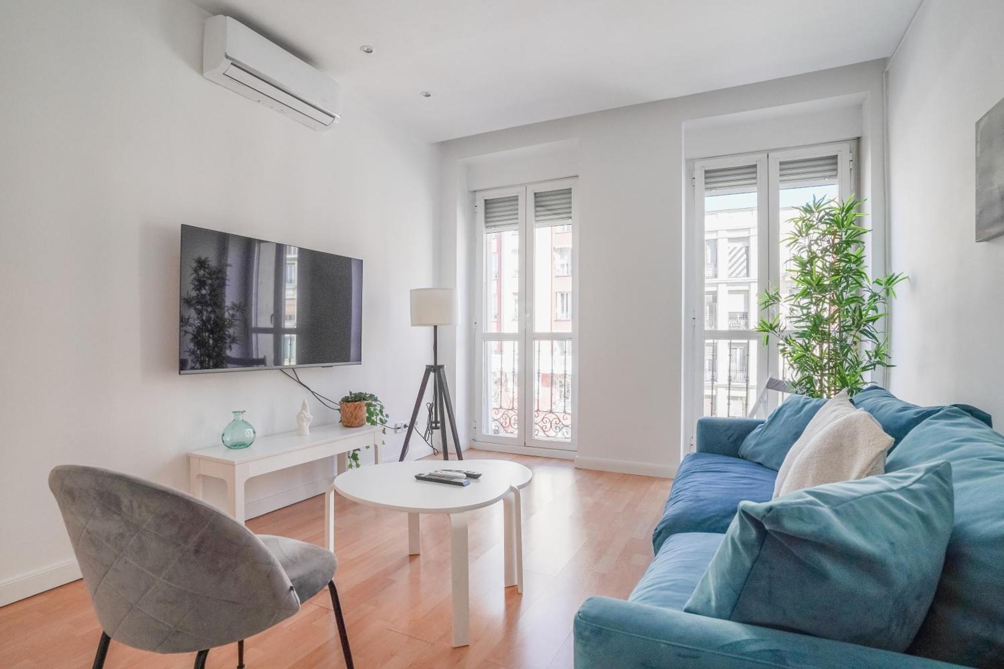 Apartamento Cozy And Bright-1bedroom 1bathroom-chamberi *