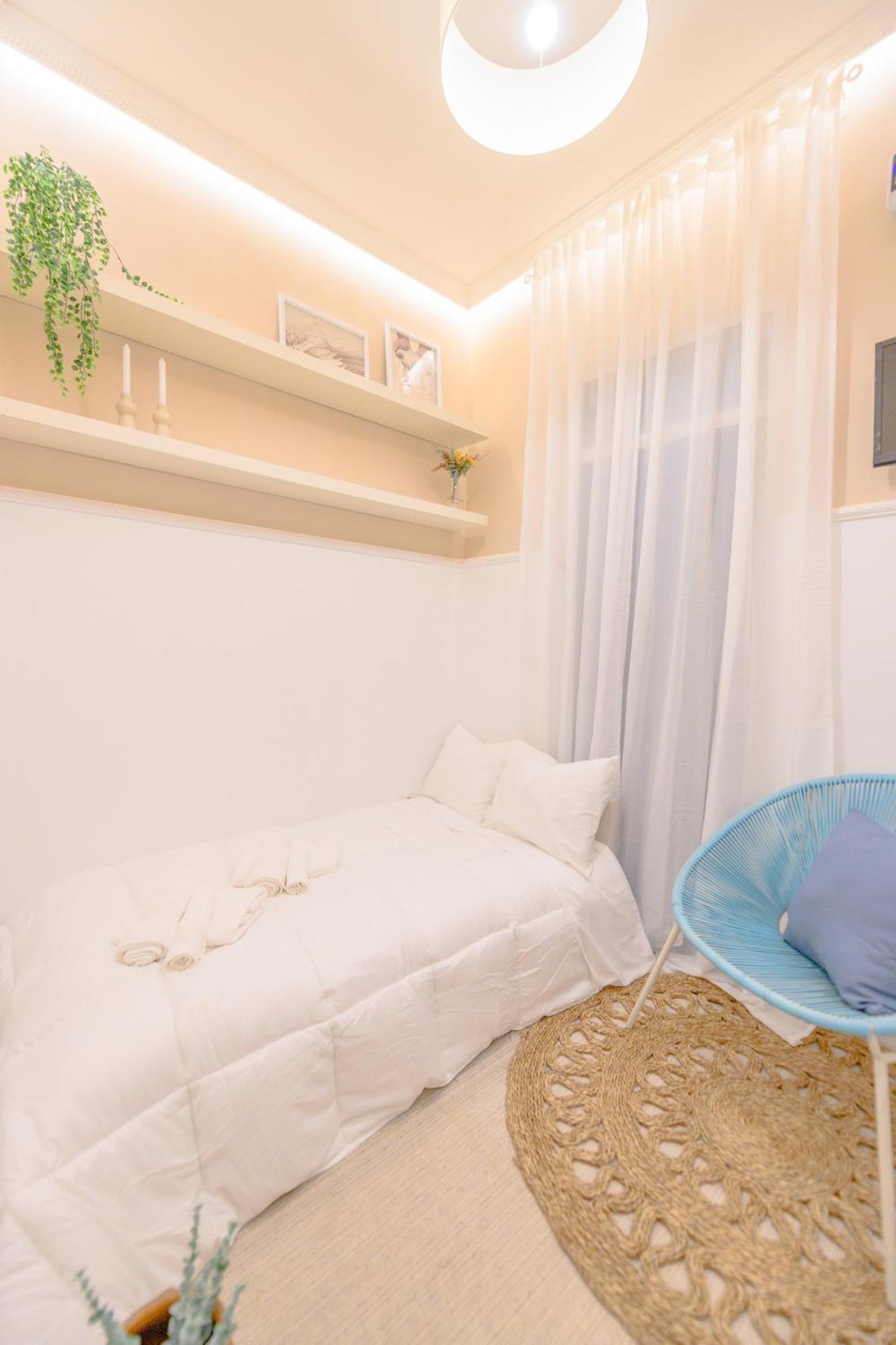 For Encantador Estudio Temporal Con Cama Doble Y Sofa Cama, Patio Compartido Ctg86 Apartamento Madrid