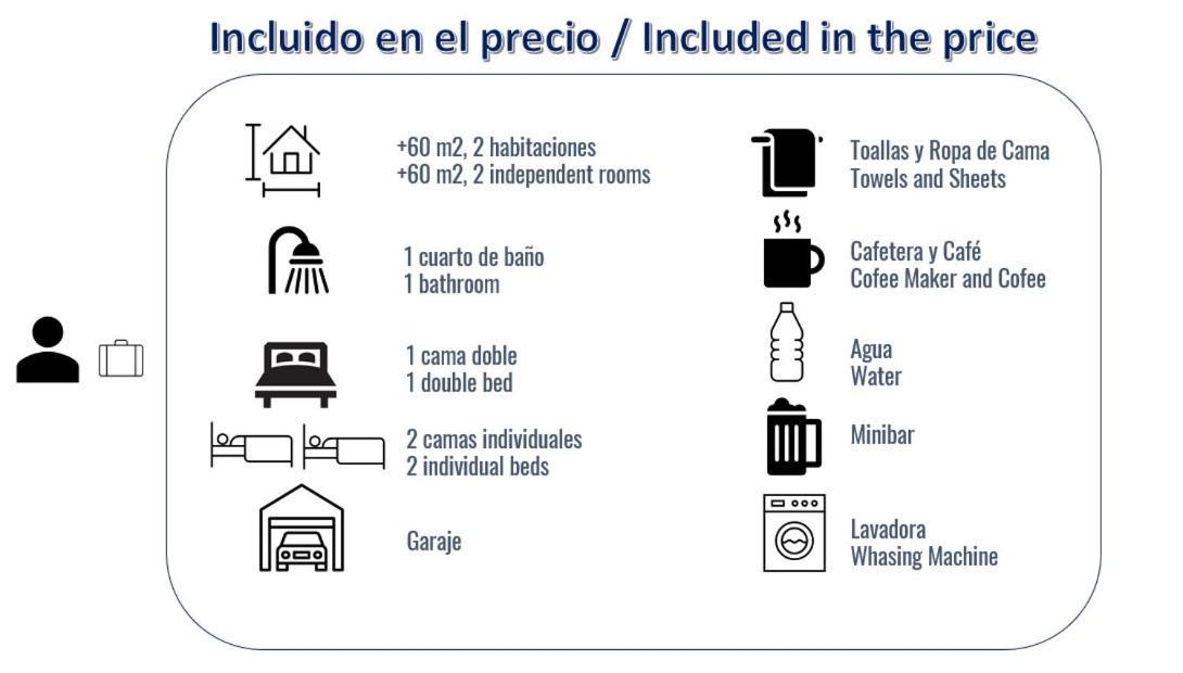 Apto 2 Habitaciones, Garaje Gratis Apartment *