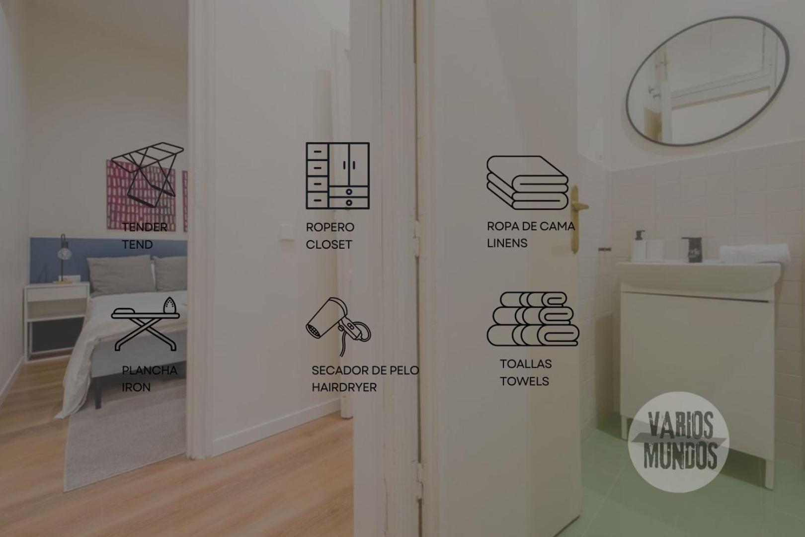 Central Apt 7px A 50 Metros De Retiro-museo Del Prado Apartamento