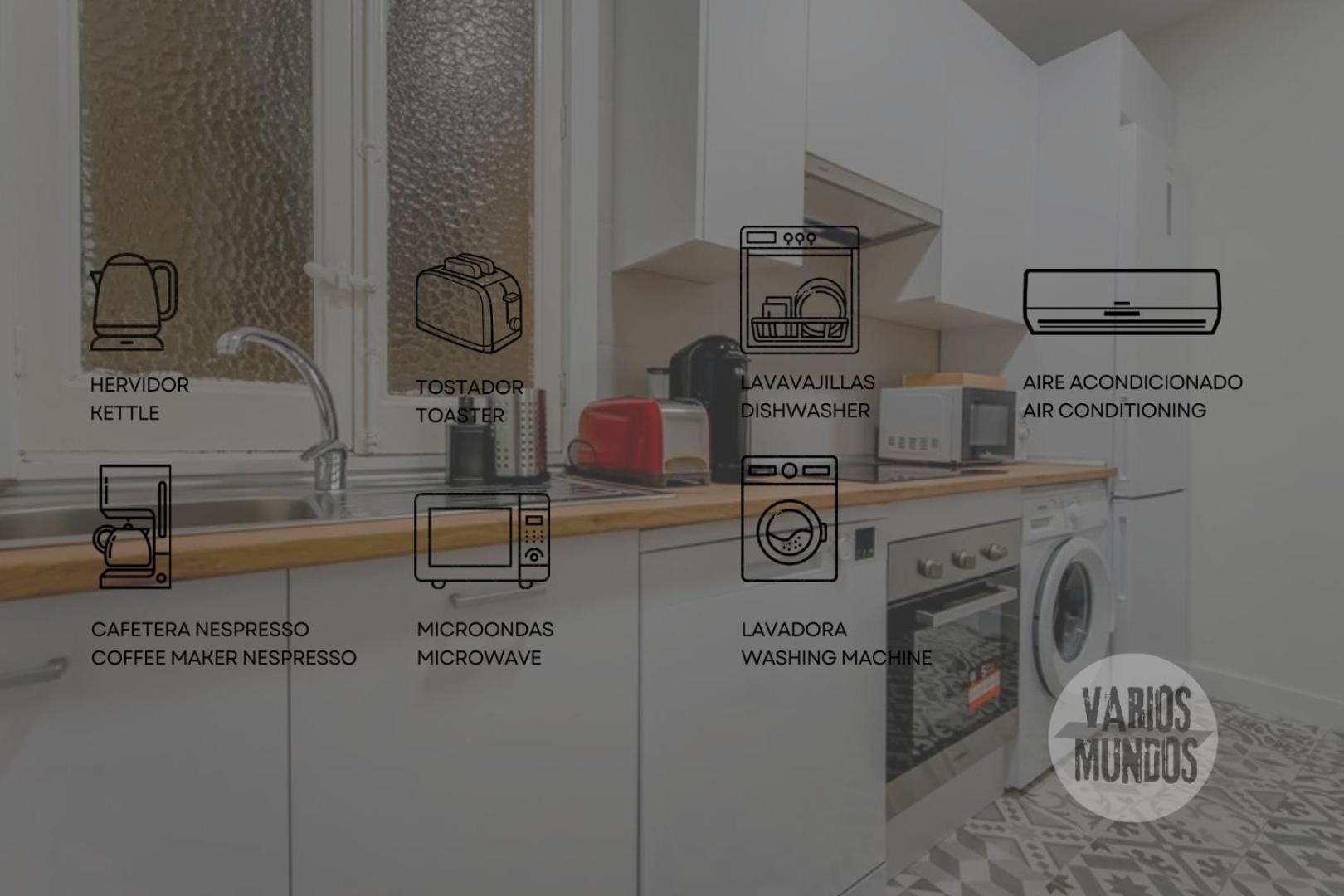 Apartamento Modern 6pax En La Plaza De Tirso-centro E1 Madrid