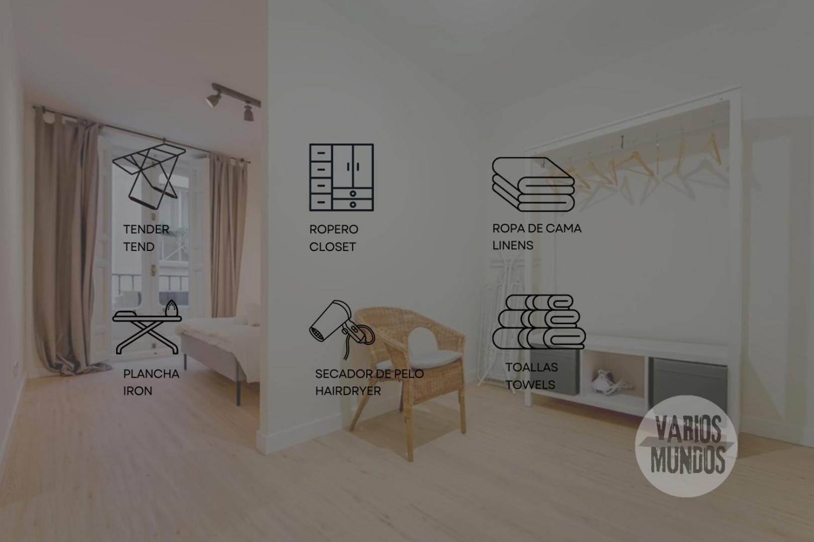Modern 6pax En La Plaza De Tirso-centro E1 Apartamento