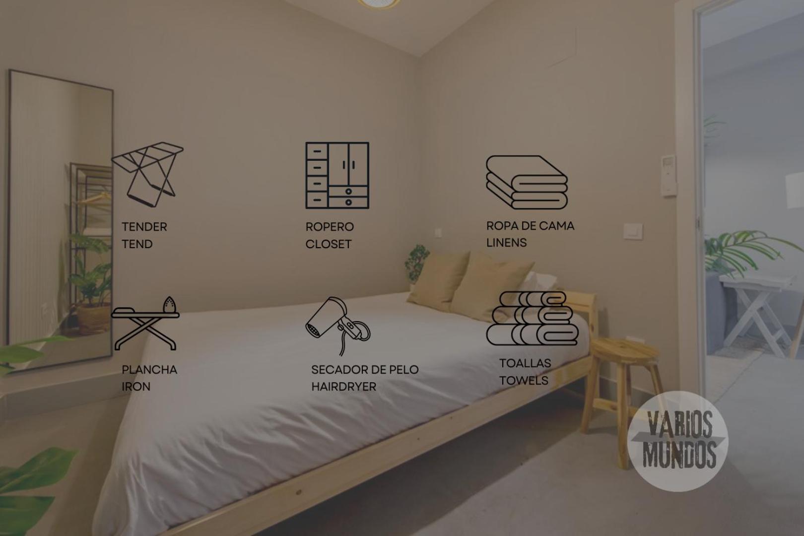 Apartamento New Piso Centrico 7pax A 2 Min Andando De Gran Via E2 *