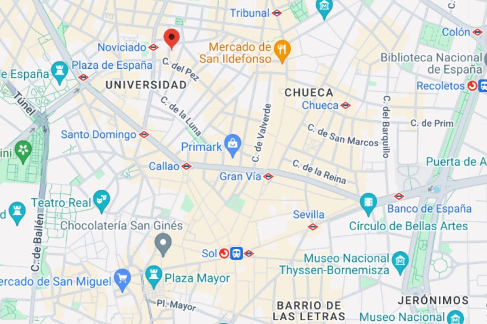 New Piso Centrico 7pax A 2 Min Andando De Gran Via E2 *
