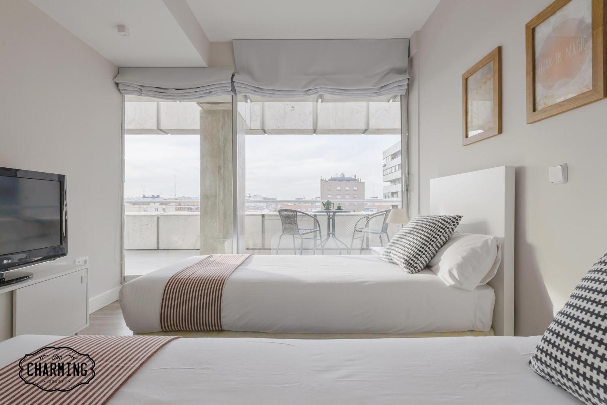 Apartamento Charming Eurobuilding 2 Terrace Exclusive - Plaza De Parking Madrid