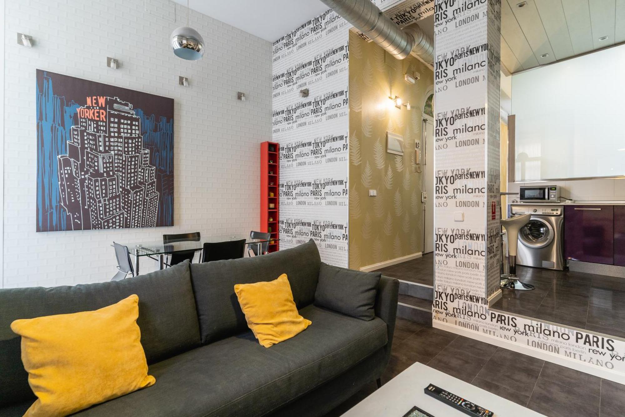 Cozy Stylish - 1bedroom 1bath - Malasana Apartamento *