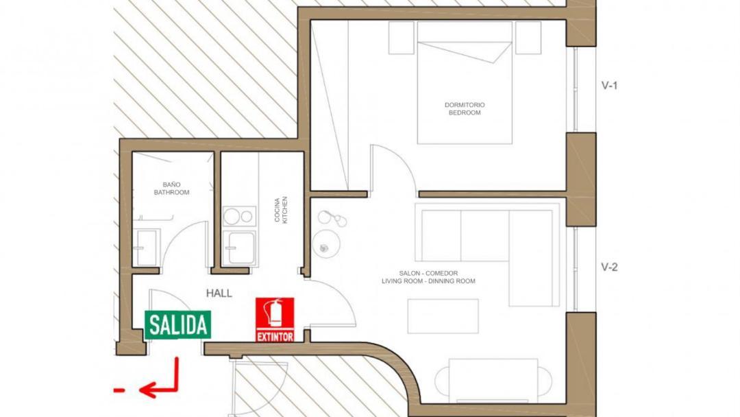 Apartamento 1 Bedroom 1 Bathroom- Mintystay - Plaza De San Idelfonso Madrid