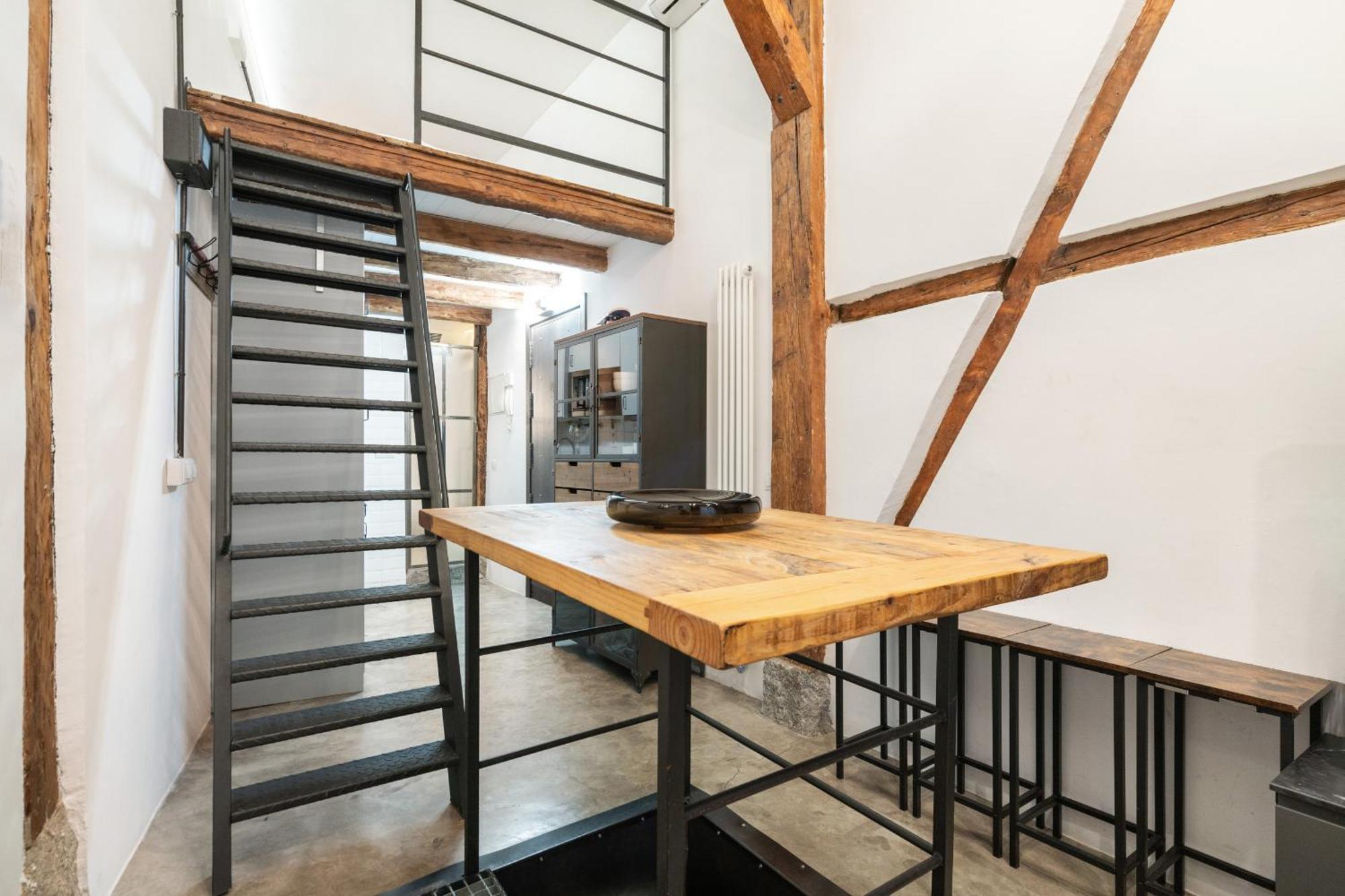 Iconic Loft Industrial En El Centro De Alquiler Temporal Madrid