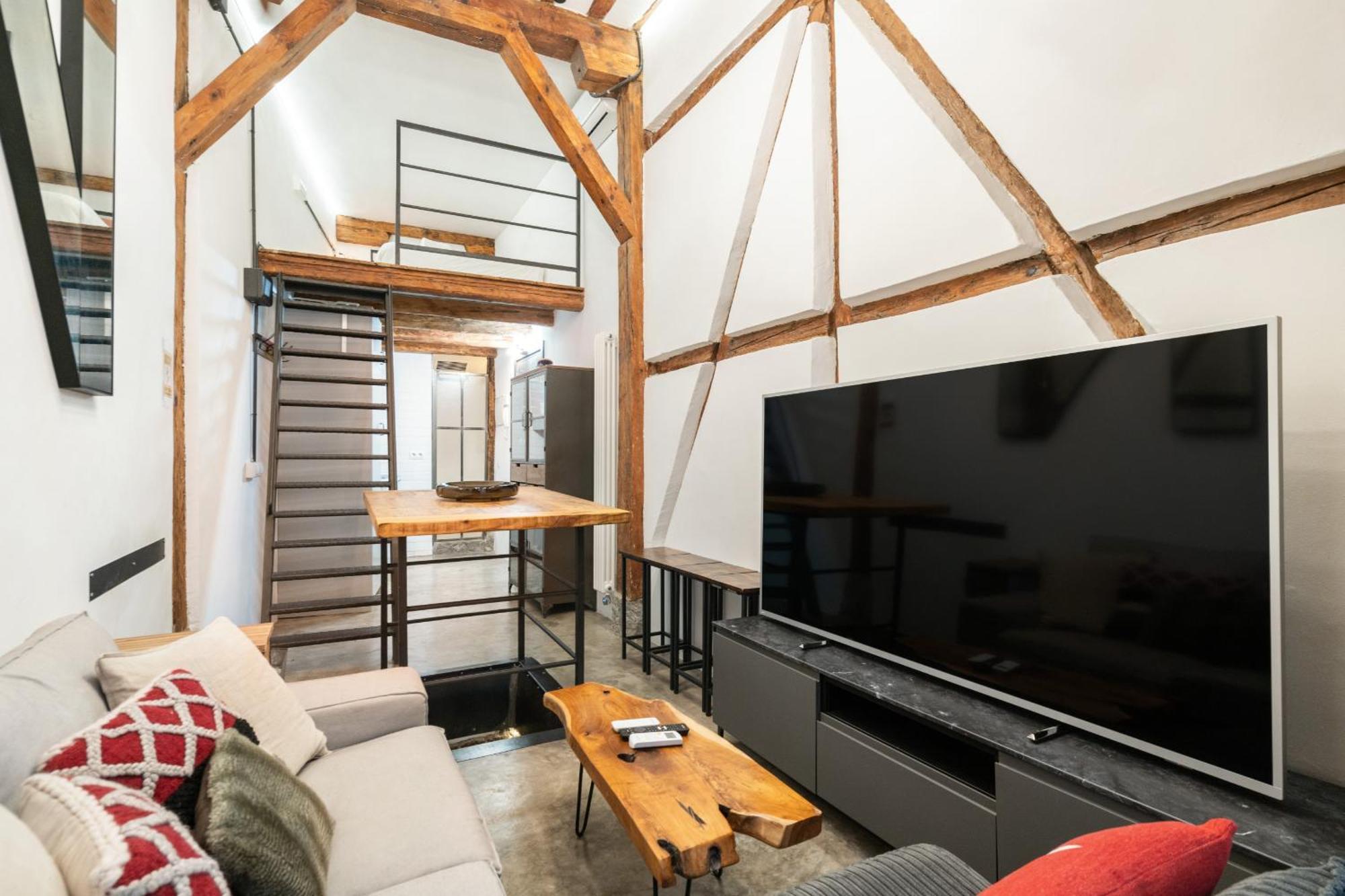 Iconic Loft Industrial En El Centro De Alquiler Temporal Apartamento Madrid