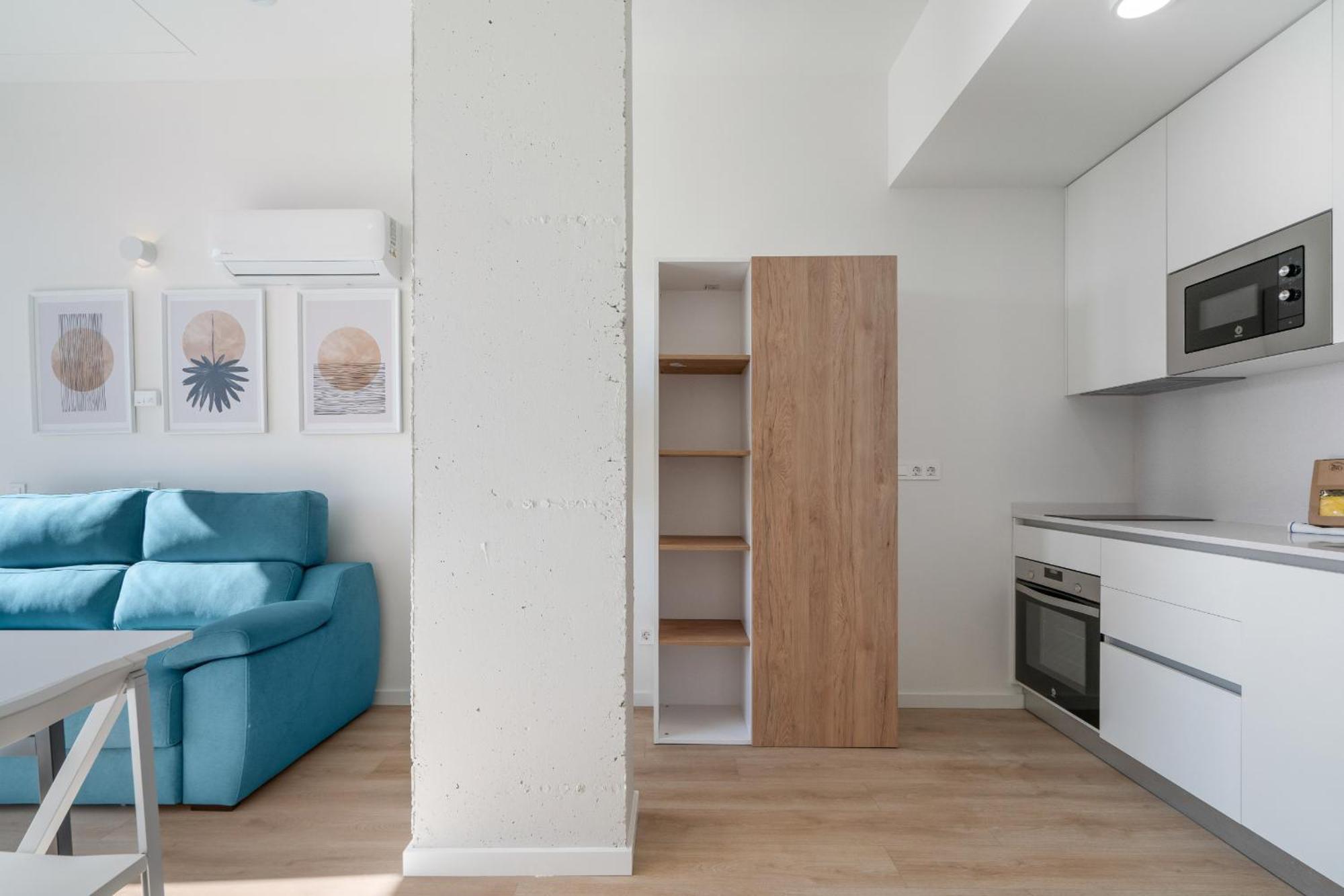 Apartamento Loft Reformado Industrial Con Garaje Alquiler Temporal Madrid
