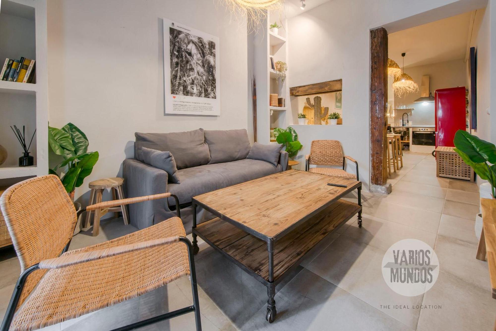 Apartamento Rustic Cool Interior Design En Plaza Espana Al Pie De Gran Via *