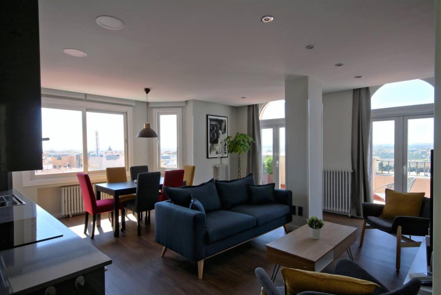 Apartamento Atico En La Gran Via Con Terraza Al Palacio Real Madrid