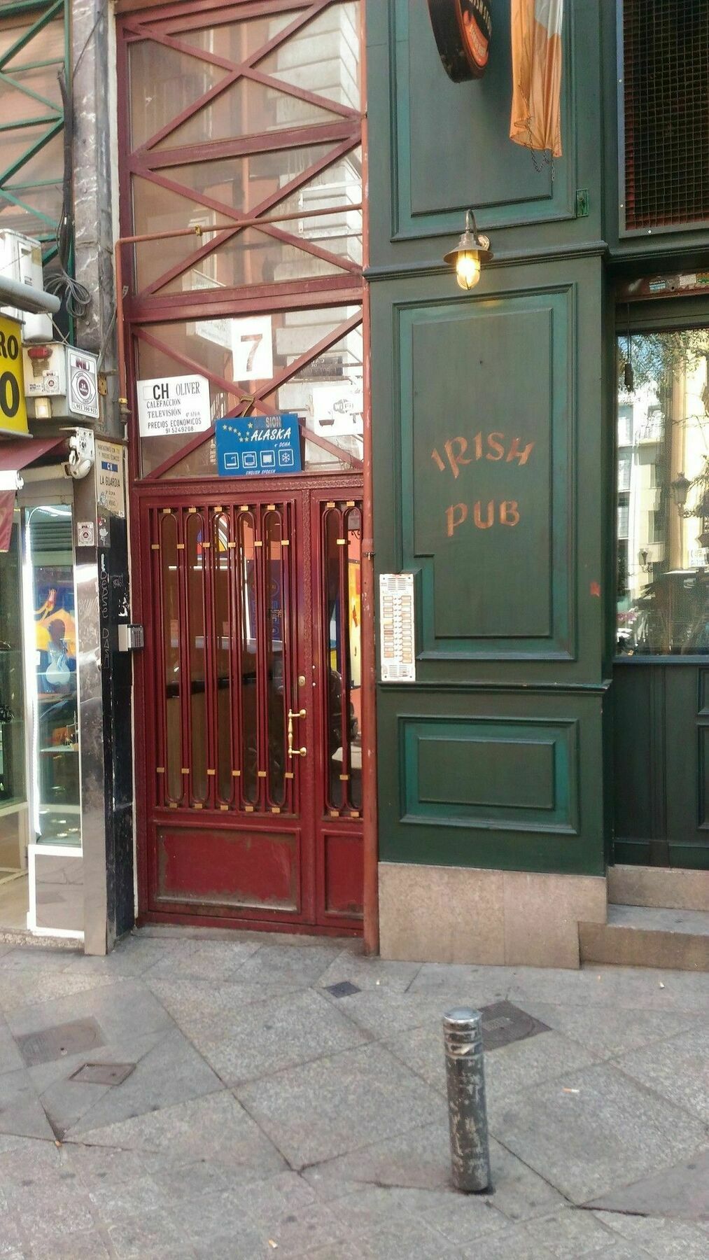 Alaska Pensión Madrid