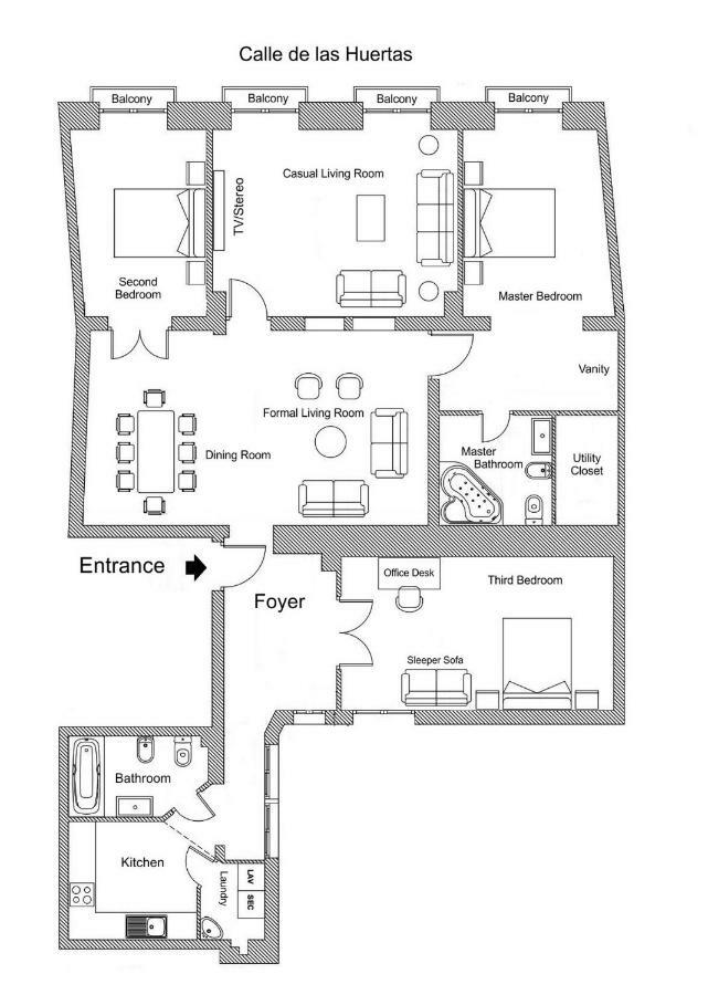 Calle Huertas Apartamento Madrid