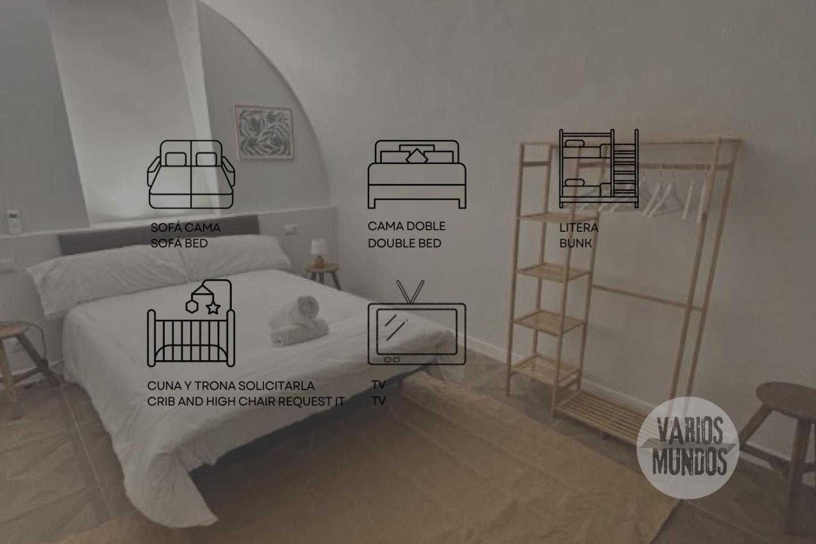 Apartamento Descanso Bohemio Para 9, En Minas - Malasana E3 *