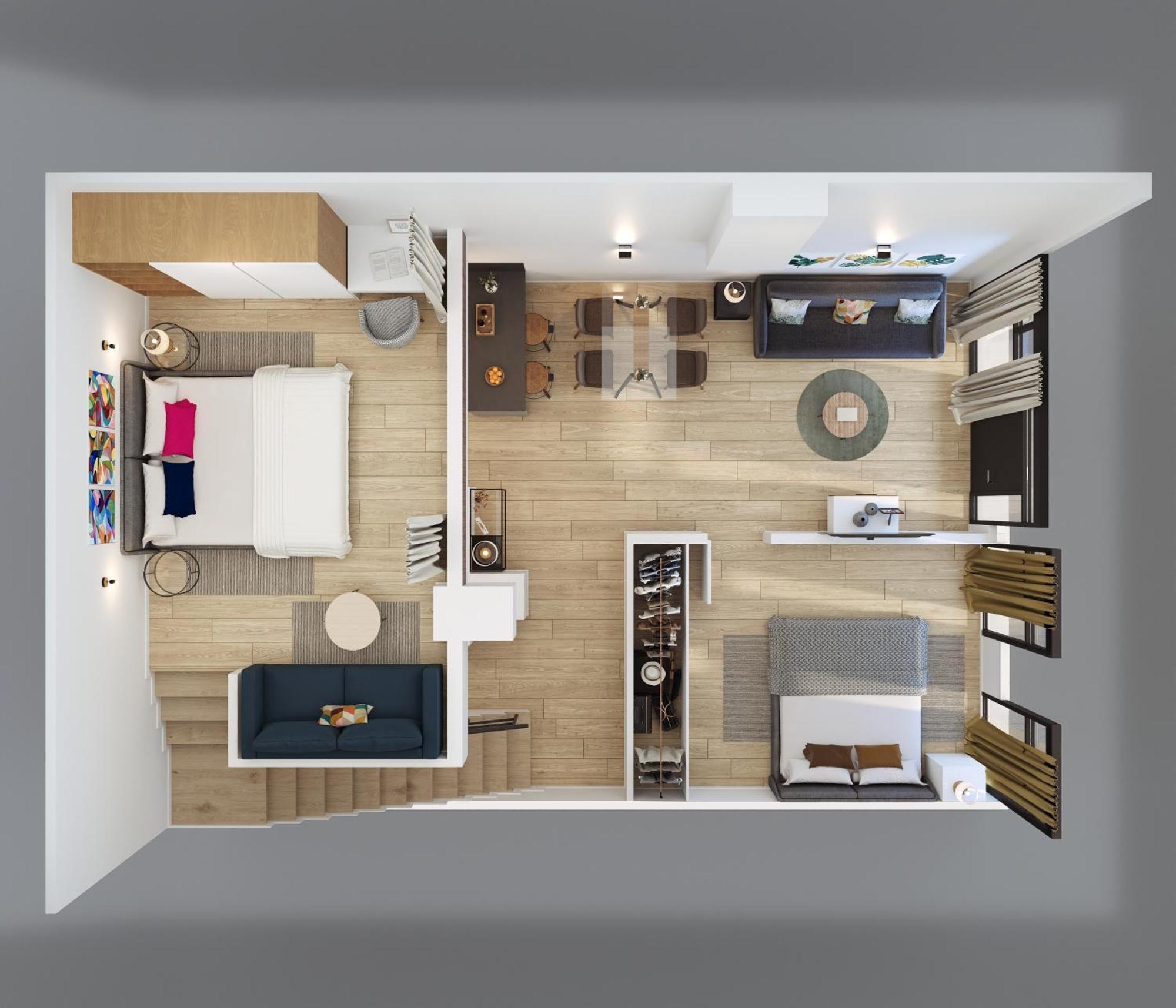 Duplex Moderno Y Acogedor Junto A Atocha Apartamento Madrid