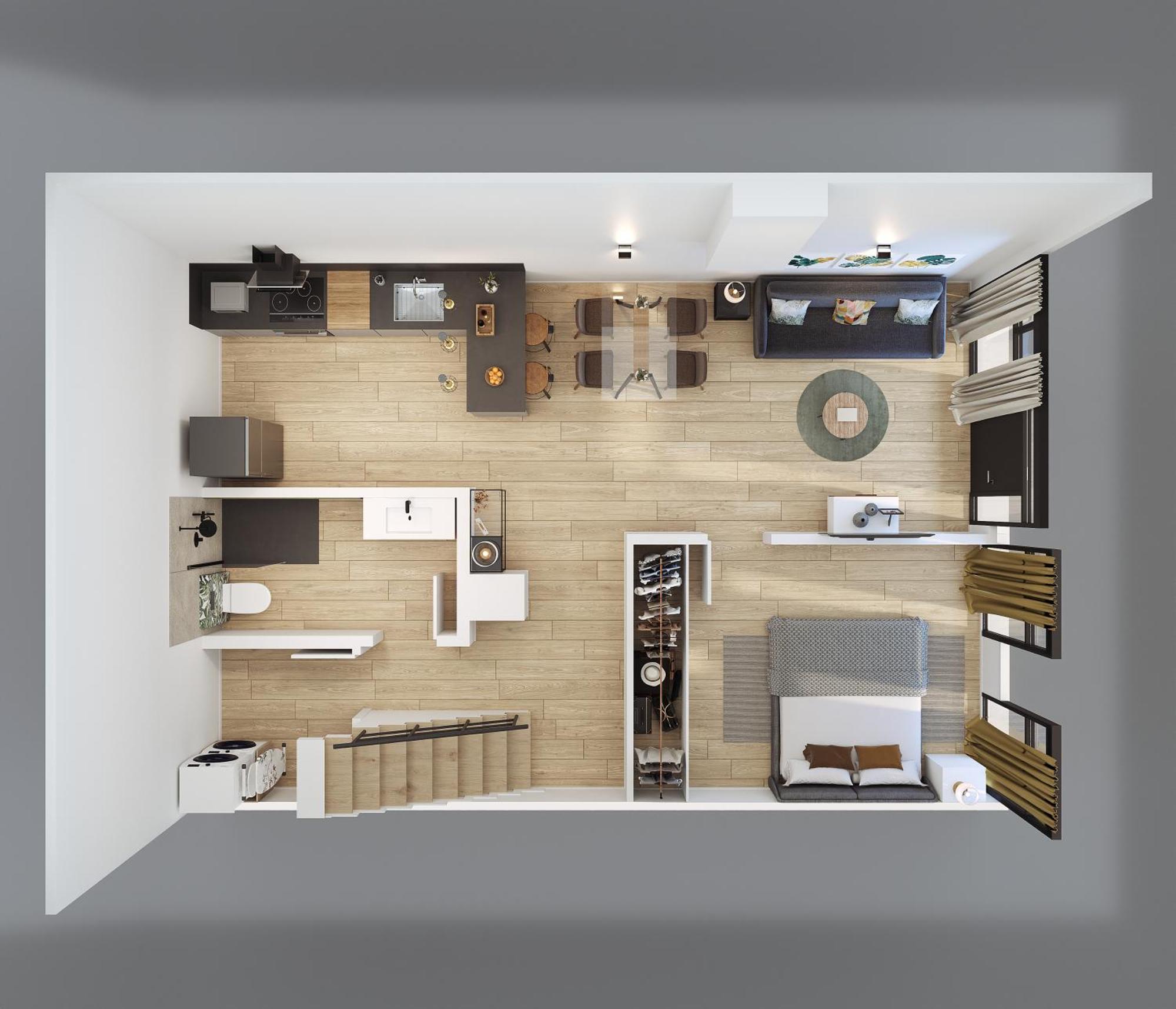 Apartamento Duplex Moderno Y Acogedor Junto A Atocha Madrid