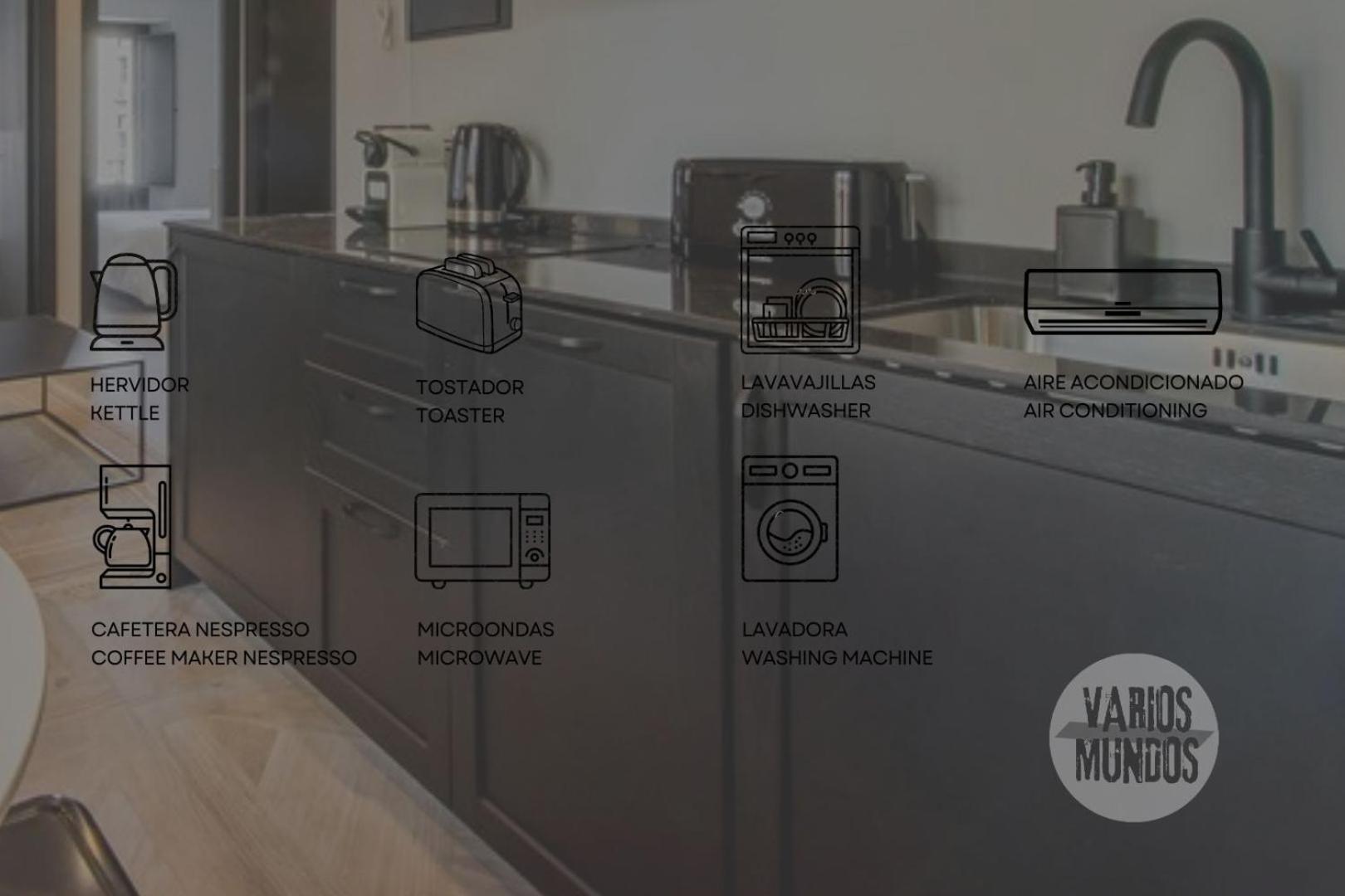 Apartamento Familiar 5pax En Calle Santa Ana-centro E2