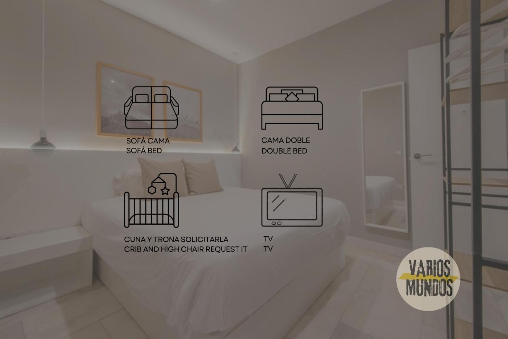 Cool Duplex Bajo 7pax Cerca De Tirso De Molina E2 Apartment *
