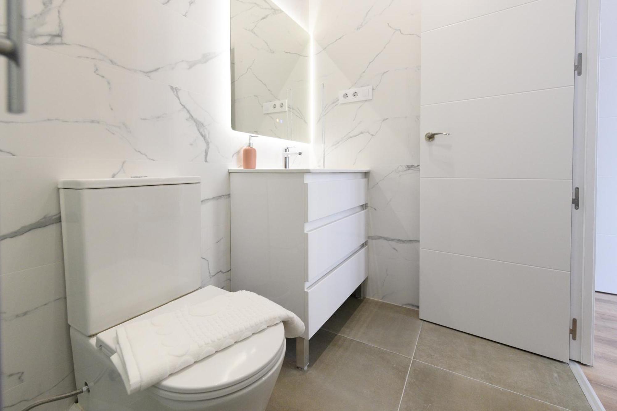 Apartamento For Elegancia Y Funcionalidad En San Bernardo Piso Con Banos En Temporal Sbe35c *