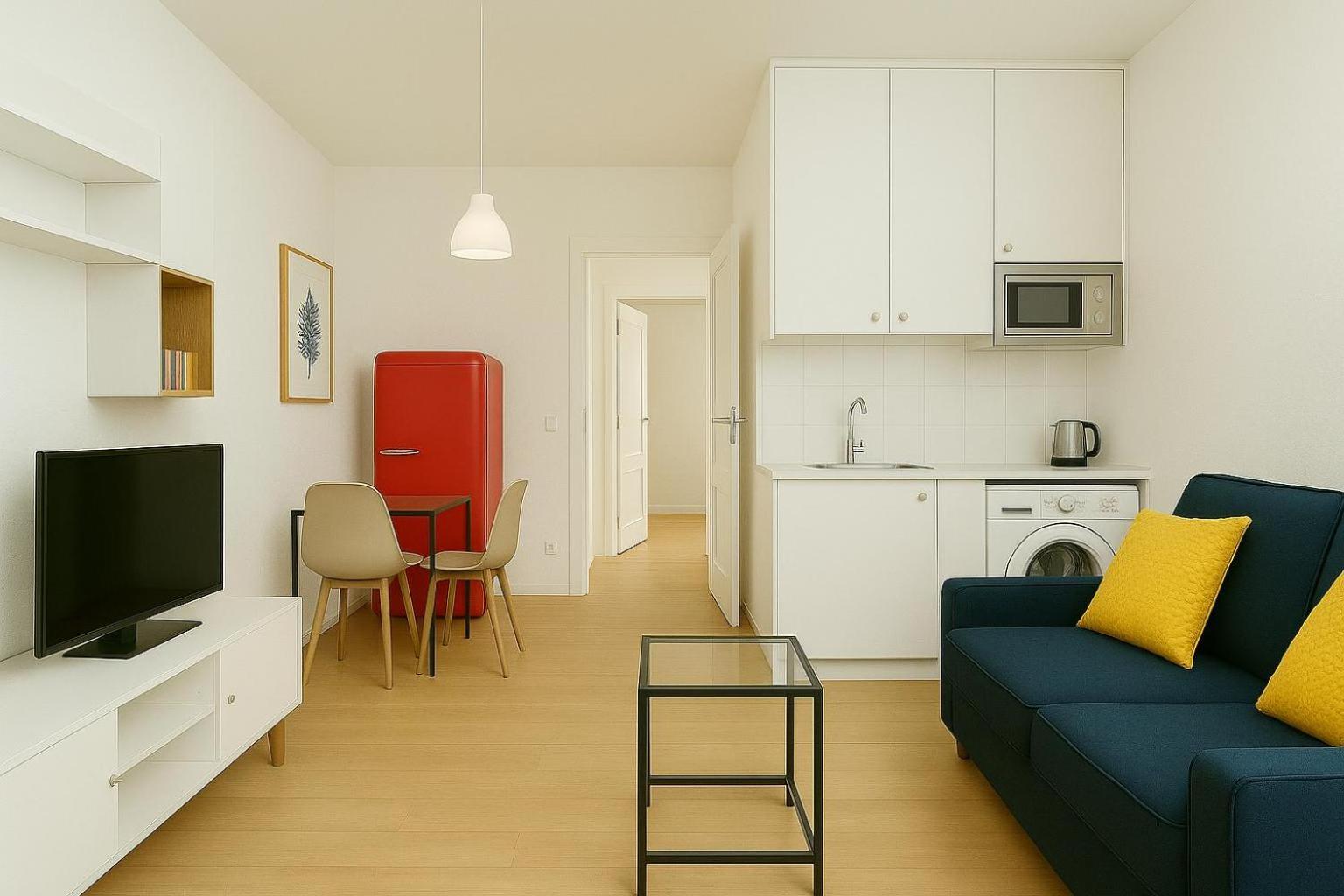 Comodo Y Tranquilo A 2 Minutos Del Metro Apartamento Madrid
